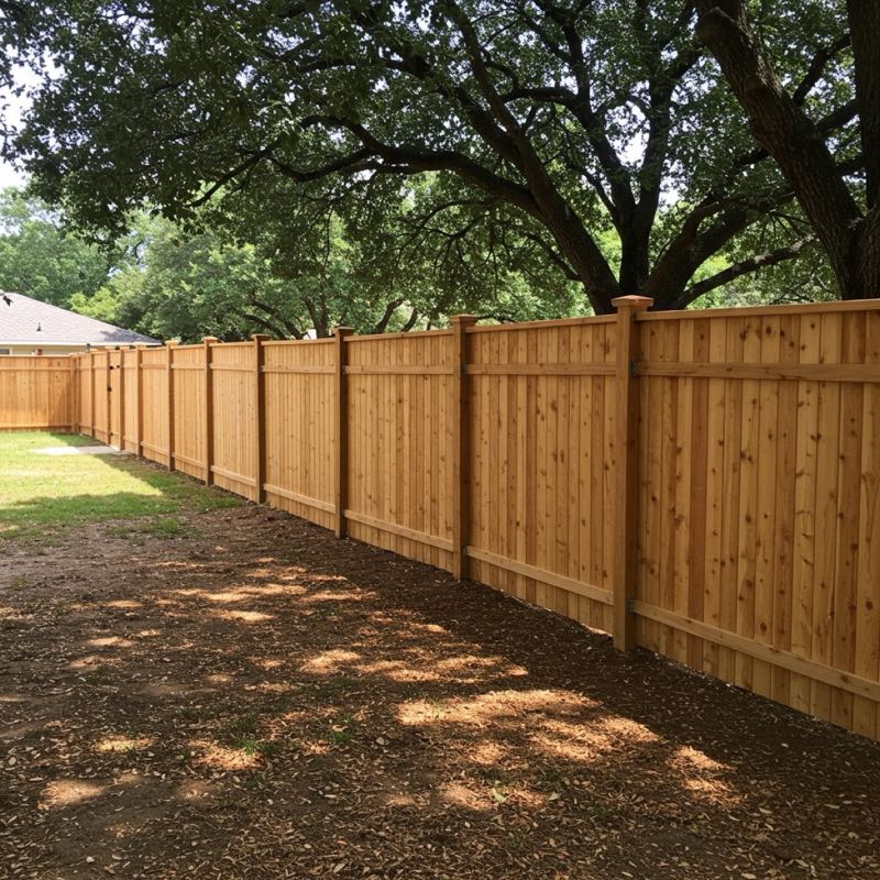 Cedar Privacy Fence in Forney